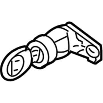 Chevy Aveo5 Door Lock Cylinder - 93745824