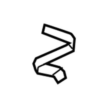 GM 23240603 Fender Liner Brace, Front Driver Side 23240603 GM Fender Liner Brace, Front Driver Side Illustration 1 of 1