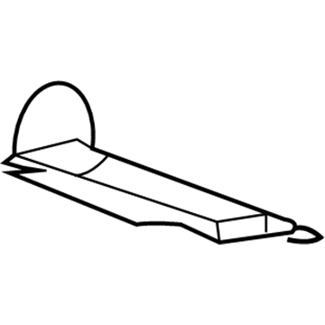 GM 20762670 Heat Shield 20762670 GM Heat Shield Illustration 1 of 1