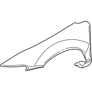 GM 22704093 Fender, Front Driver Side 22704093 GM Fender, Front Driver Side Illustration 1 of 1