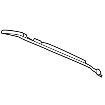 GM 84886903 Front Weatherstrip, Passenger Side 84886903 GM Front Weatherstrip, Passenger Side Illustration 1 of 1