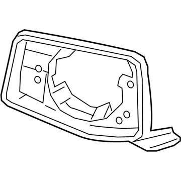 84575674 GM Bezel, Rear Passenger Side Illustration 1 of 1