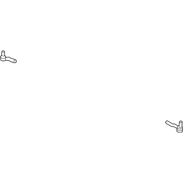 GM 92198274 Outer Tie Rod 92198274 GM Outer Tie Rod Illustration 1 of 1