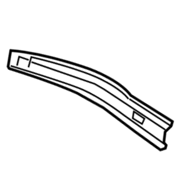 GM 19121012 Inner Center Pillar, Passenger Side 19121012 GM Inner Center Pillar, Passenger Side Illustration 1 of 1
