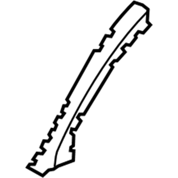 GM 96474346 Windshield Pillar Reinforcement 96474346 GM Windshield Pillar Reinforcement Illustration 1 of 1