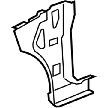 19121008 GM Inner Hinge Pillar, Front Passenger Side Illustration 1 of 1