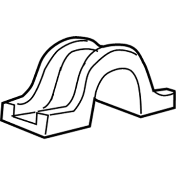 15223561 GM Stabilizer Bar Bracket Illustration 1 of 1