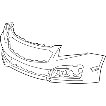 Chevy Cruze Bumper Cover - 94525909