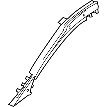 22743197 GM Windshield Pillar Reinforcement, Outer Driver Side Illustration 1 of 1
