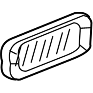 GM 15882900 Hole Cover, Titanium 15882900 GM Hole Cover, Titanium Illustration 1 of 1