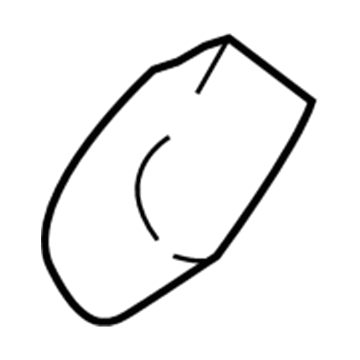 GM 22999414 Wiper Arm Cap, Rear 22999414 GM Wiper Arm Cap, Rear Illustration 1 of 1