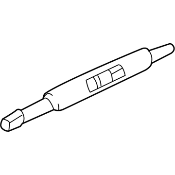GM 23299093 Wiper Blade, Rear 23299093 GM Wiper Blade, Rear Illustration 1 of 1