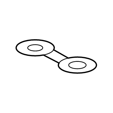 GM 84675502 Cup Holder Mat, Jet Black, Front 84675502 GM Cup Holder Mat, Jet Black, Front Illustration 1 of 1