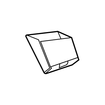 GM 84558016 Tray, Jet Black 84558016 GM Tray, Jet Black Illustration 1 of 1