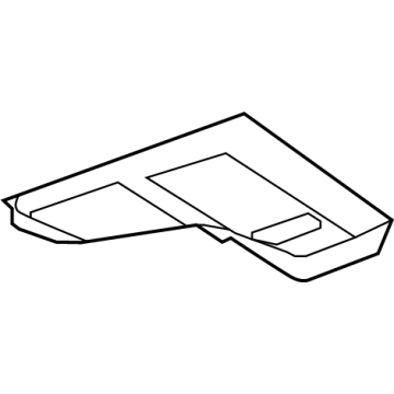 GM 84675489 Liner, Black 84675489 GM Liner, Black Illustration 1 of 1