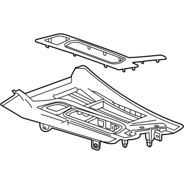 GM 84757414 Trim Panel Assembly 84757414 GM Trim Panel Assembly Illustration 1 of 1