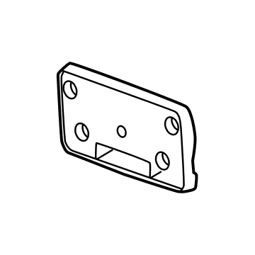 GM 85115877 Attachment Package-Front License Plate *Black 85115877 GM Attachment Package-Front License Plate *Black Illustration 1 of 1