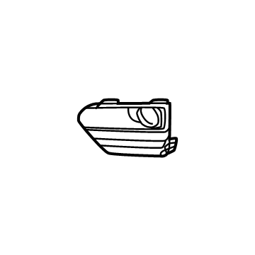 GM 85547967 Cover, Capsule/Headlamp Body To Fender 85547967 GM Cover, Capsule/Headlamp Body To Fender Illustration 1 of 1