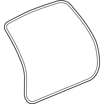GM 19209031 Weatherstrip, Rear 19209031 GM Weatherstrip, Rear Illustration 1 of 1