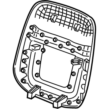 Cadillac 84623957 Seat Back Panel