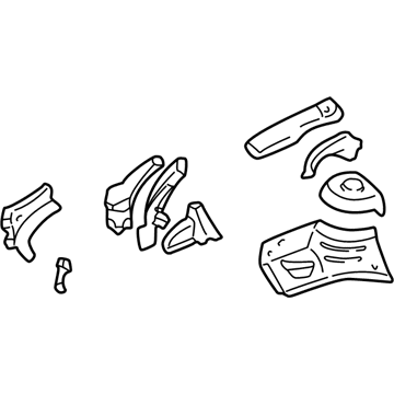 Chevy 12335372 Apron Assembly