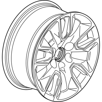 Chevy 23376221 Wheel, Alloy