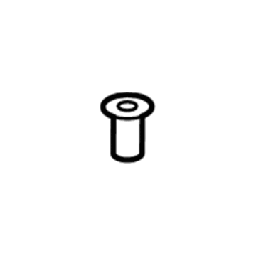 22876511 GM Lock Knob Bezel, Titanium Illustration 1 of 1