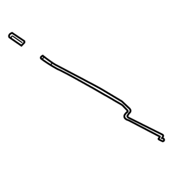 25956860 GM Lock Rod, Passenger Side Illustration 1 of 1