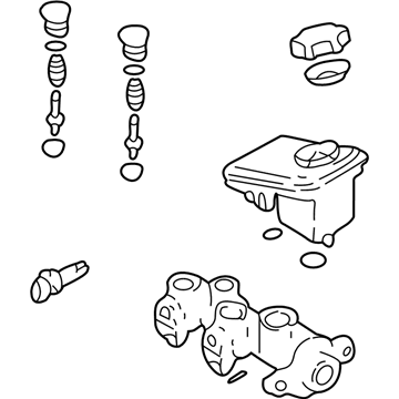 Chevy Cavalier Brake Master Cylinder Repair Kit - 18042801
