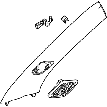 Buick 26487023 Windshield Pillar Trim