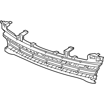 GM 26216142 Outer Grille, Driver Side 26216142 GM Outer Grille, Driver Side Illustration 1 of 1