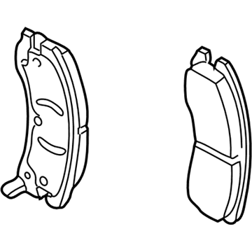 Chevy Corvette Brake Pads - 19259588