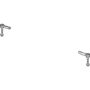 GM 84494628 Outer Tie Rod 84494628 GM Outer Tie Rod Illustration 1 of 1