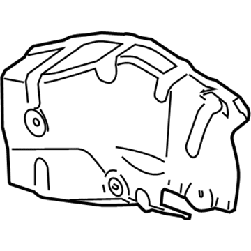 GM 23145917 Heat Shield 23145917 GM Heat Shield Illustration 1 of 1