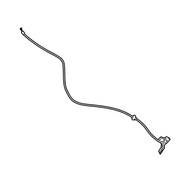 Pontiac Hood Release Cable - 15291965