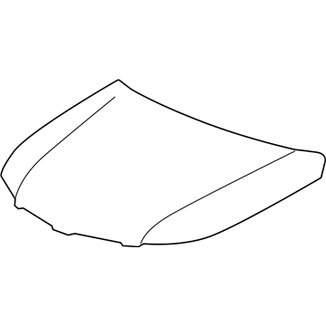 89045399 GM Hood Illustration 1 of 1