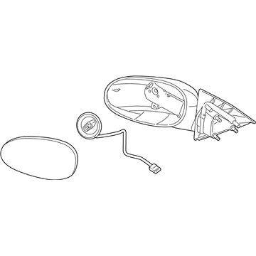 Buick LaCrosse Car Mirror - 15886518