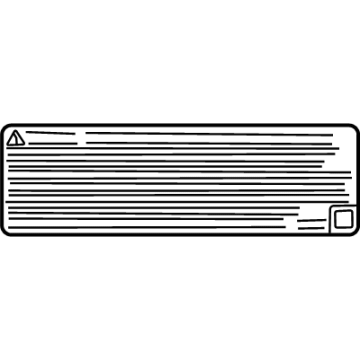 Chevy 84699160 Warning Label