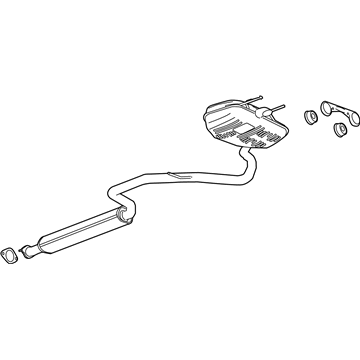 Chevy 23289831 Muffler & Pipe