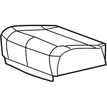 GM 15872794 Seat Cover, Titanium, Rear 15872794 GM Seat Cover, Titanium, Rear Illustration 1 of 1