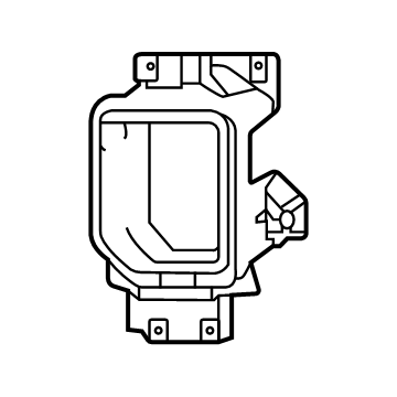 GMC 84683442 Fog Lamp Bezel