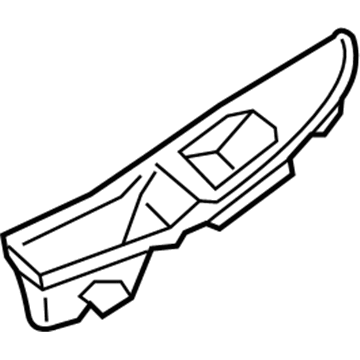 23351028 GM Switch Bezel, Passenger Side Illustration 1 of 1