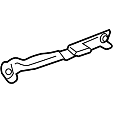 23144692 GM Door Trim Panel Support Bracket, Rear Passenger Side Illustration 1 of 1