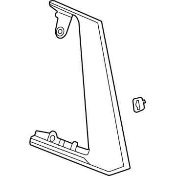 GM 84959517 Front Molding, Driver Side 84959517 GM Front Molding, Driver Side Illustration 1 of 1