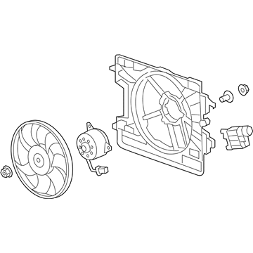 Chevy HHR Fan Blade - 15940324