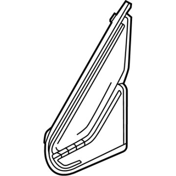 GM 42854702 Molding, Front Fender And Body Ornamentation 42854702 GM Molding, Front Fender And Body Ornamentation Illustration 1 of 1