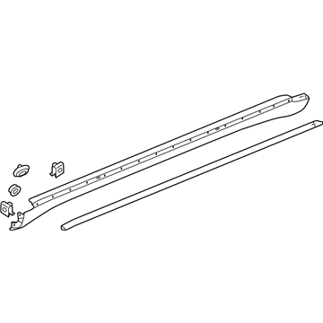 84514686 GM Rocker Molding, Driver Side Illustration 1 of 1