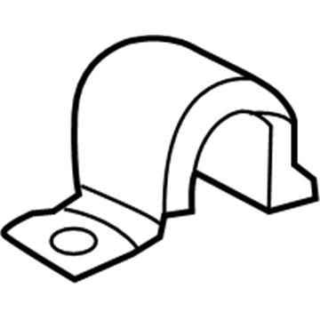 GM 22722387 Stabilizer Bar Bracket, Front 22722387 GM Stabilizer Bar Bracket, Front Illustration 1 of 1