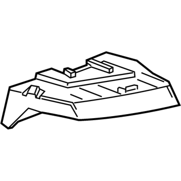 Cadillac 23134115 Combination Lamp Assembly Bracket