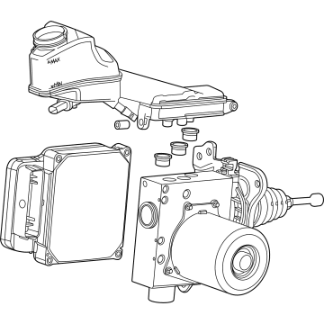 Chevy Malibu ABS Pump And Motor Assembly - 42863277